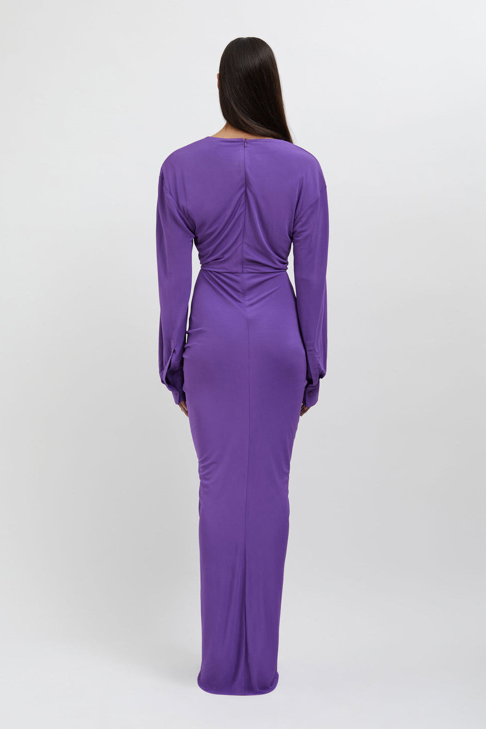 Donna Cut Out Drape Maxi Dress