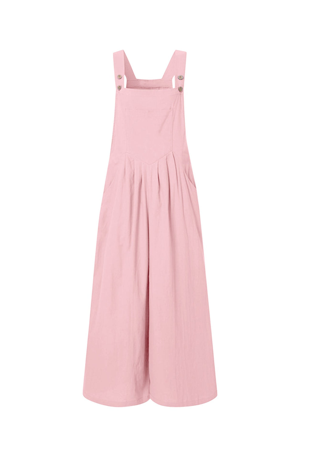 Candy Color Chest With Pocket Jumpsuits
