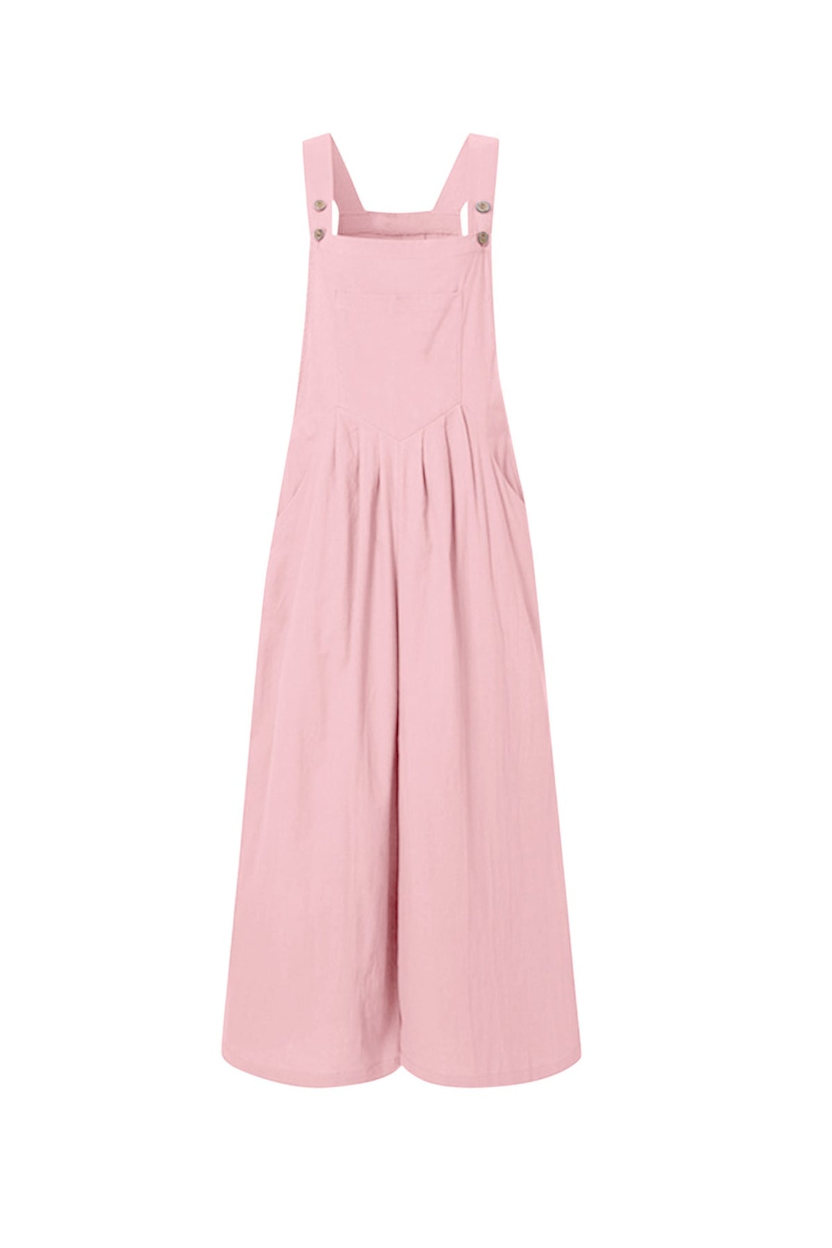 Candy Color Chest With Pocket Jumpsuits