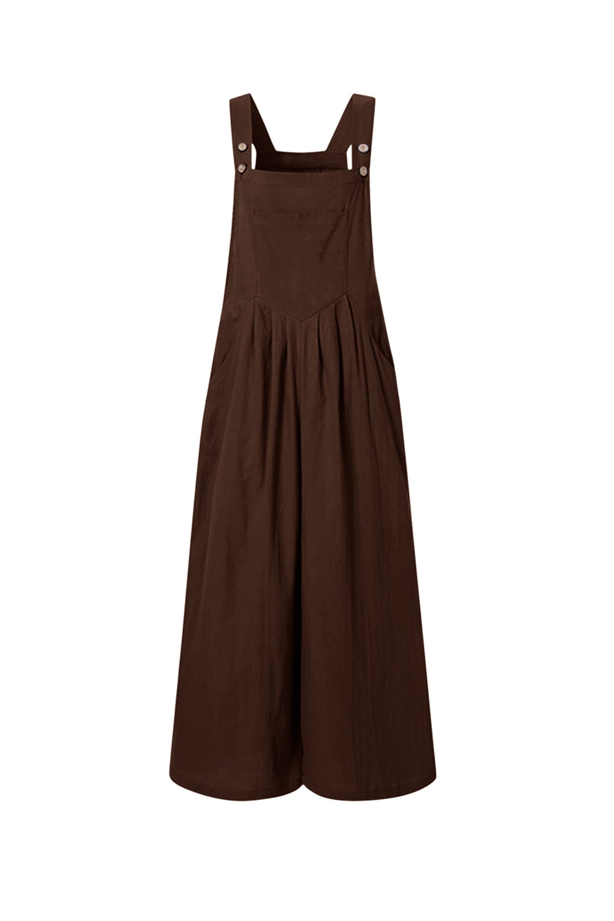 Candy Color Chest With Pocket Jumpsuits