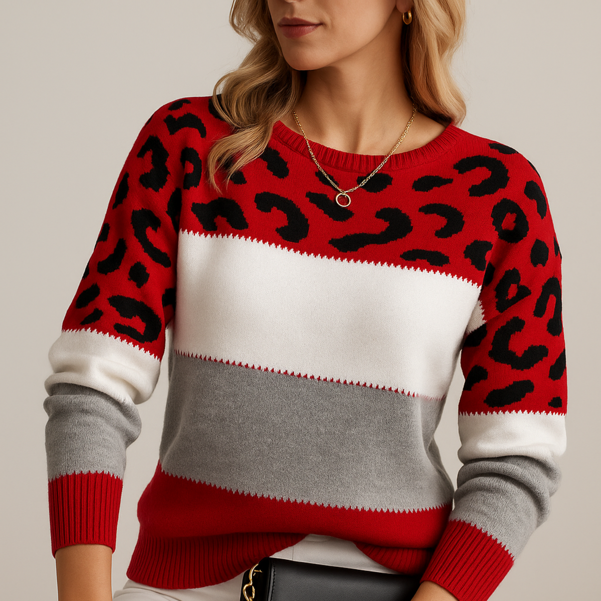 Elionysse – Leopard Print Sweater
