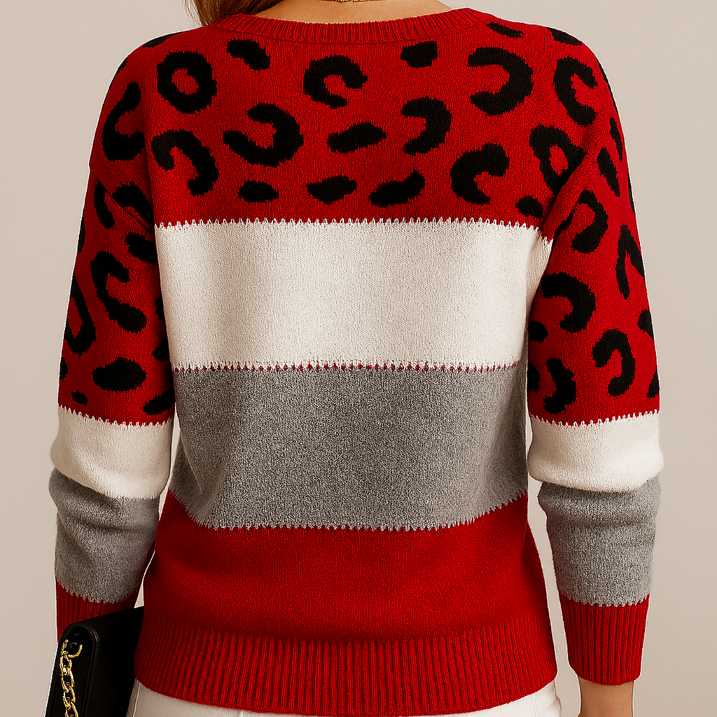 Elionysse – Leopard Print Sweater