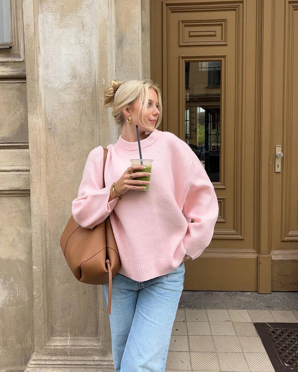 Classic O-neck Long Sleeve Sweater