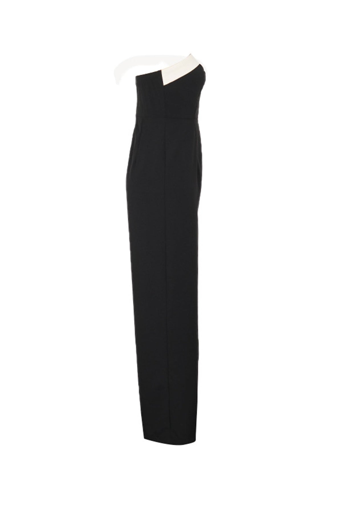 Contrast Strapless High Waist Jumpsuits