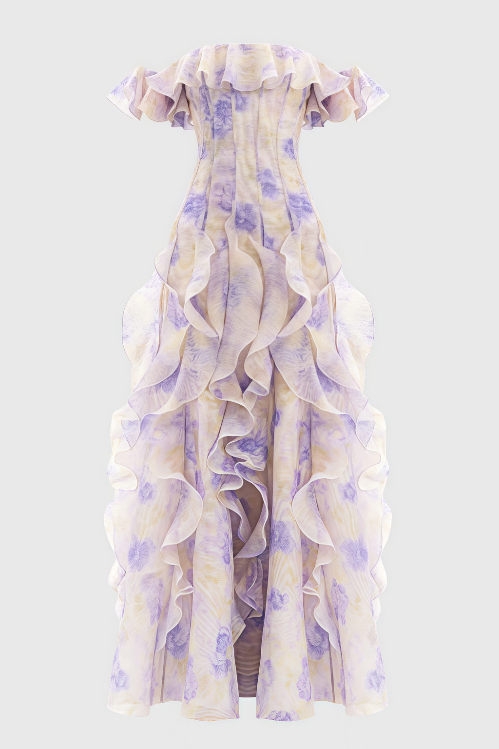 Niko Camisole Ruffled Maxi Dress
