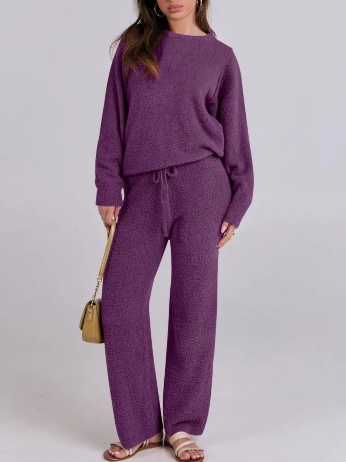 Cozy Knit Sweater and Pants Set