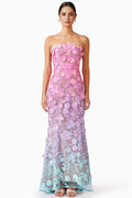 Katelyn Embroidered 3d Maxi Dress