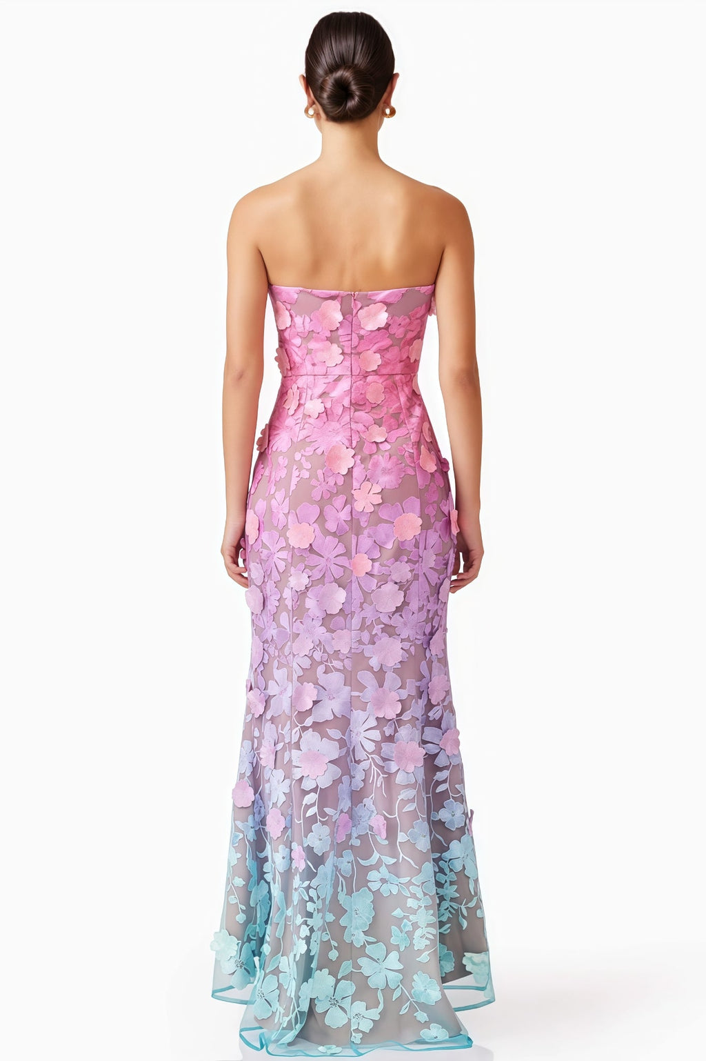 Katelyn Embroidered 3d Maxi Dress