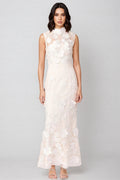 Jastet Embroidered 3d Maxi Dress