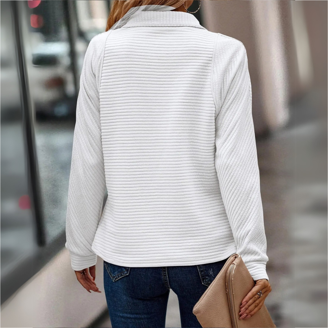 Elise - V-neck Sweater for