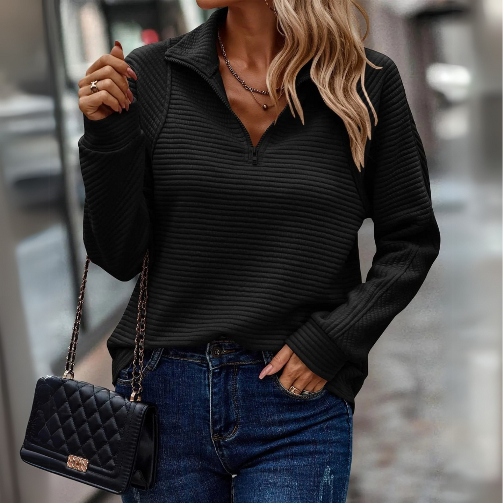 Elise - V-neck Sweater for