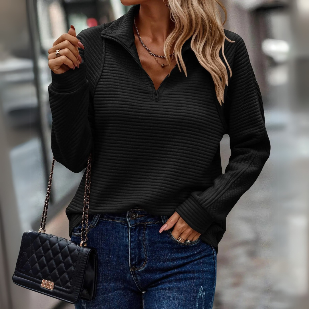 Elise - V-neck Sweater for