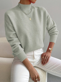 Emma | Mock Neck Spring Sweater