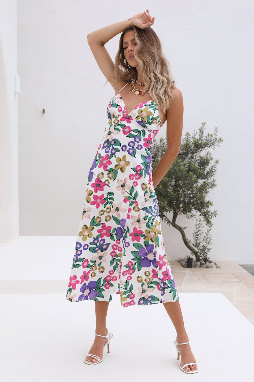 Cami Slit Midi Dress
