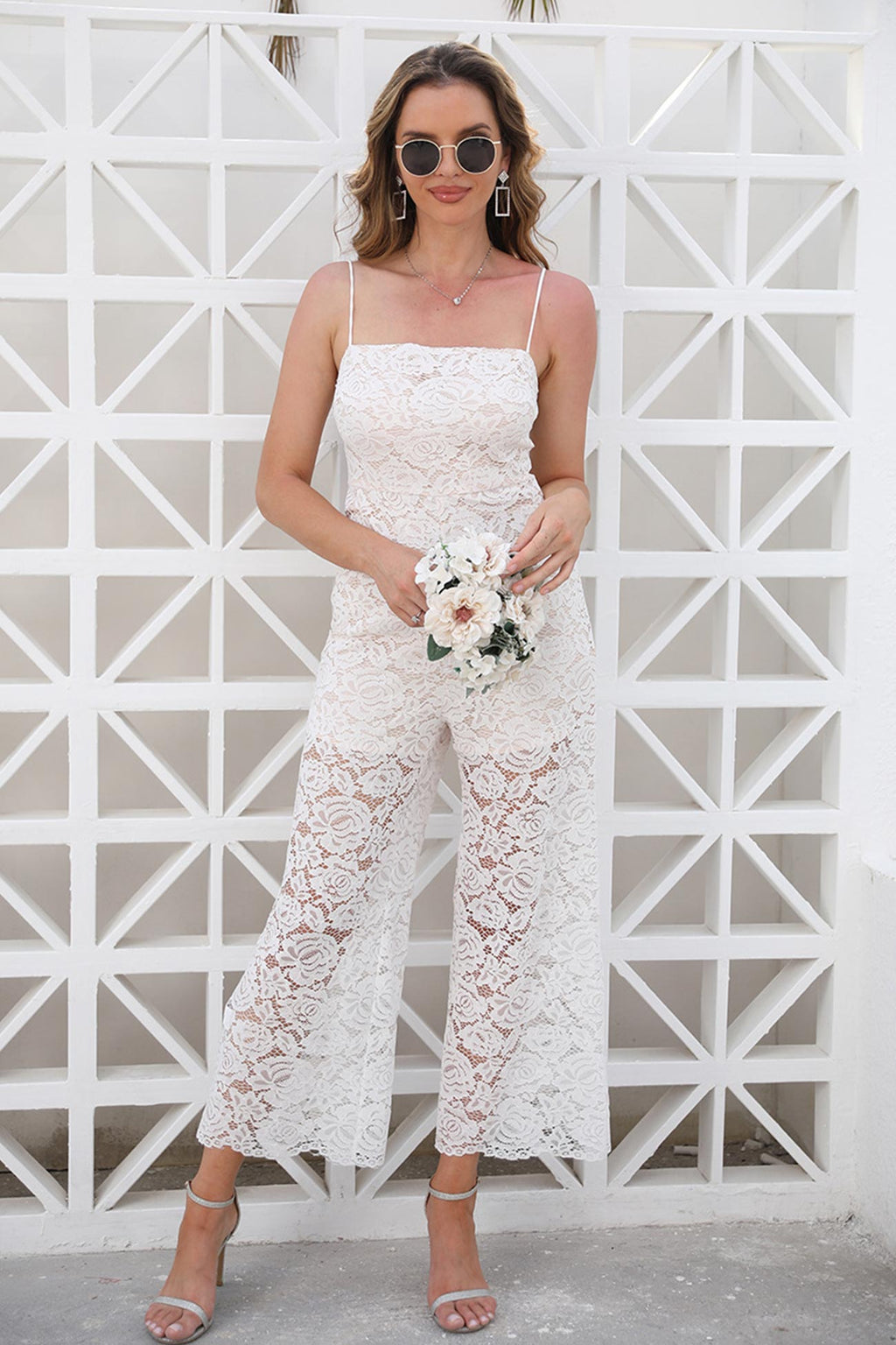 Full Lace Cami Jumpsuits