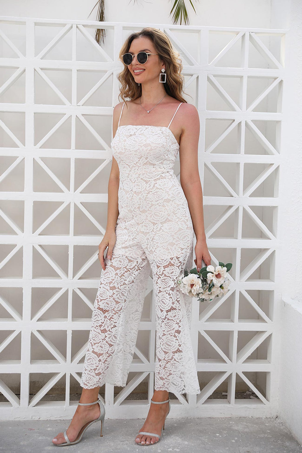 Full Lace Cami Jumpsuits