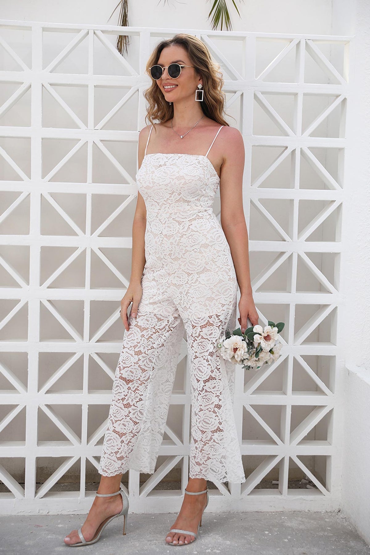 Full Lace Cami Jumpsuits