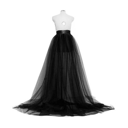 Tulle Tutu Long Skirt Wedding Party Prom Bandage Mesh Maxi Skirt Color Skirts Lace Up Bandage Skirts