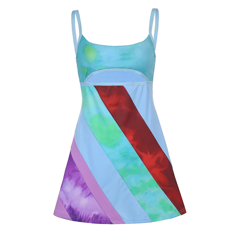 ’s Mini Dress Backless Halter Sleeveless Bodycon Dress Summer Club Party Holiday Beach Dresses Y2k