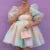 Kawaii Puff Sleeve Tulle Princess Dress Off Shoulder Square Collar Mini Dress Puffy Mesh Party Prom Evening Dress
