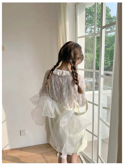 Kawaii Overalls Japanese Style Shorts Soft Girl Wide Leg Pant