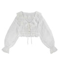 Thin Coat Lace Summer Sun Protection Clothes Female Cardigan Shirt Clothing Tops Blouse for Woman