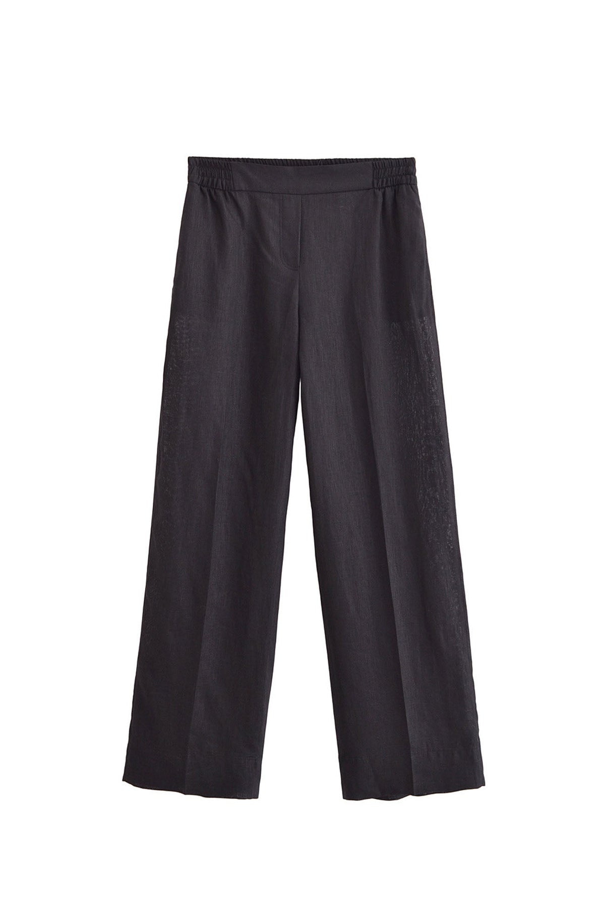 Half Sleeve Drawstring Shirt Long Pants Two-piece Set