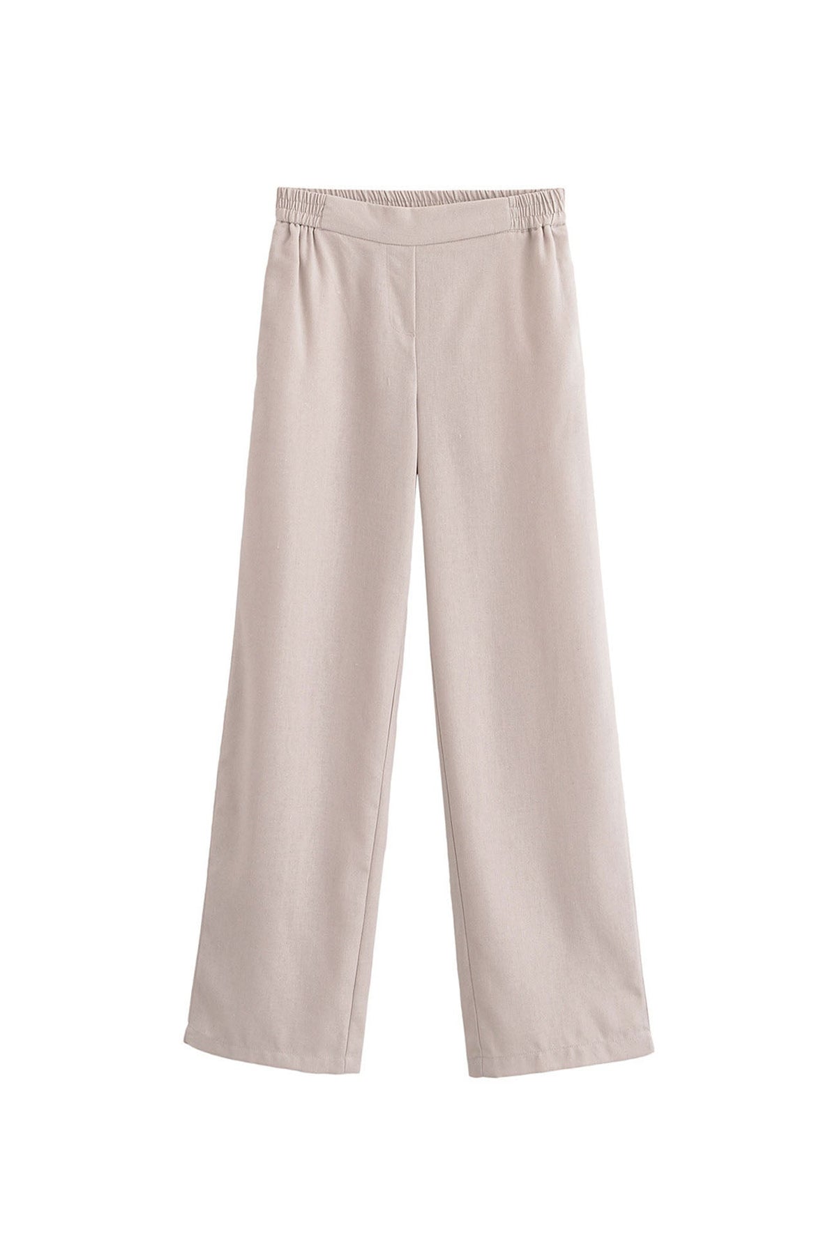 Half Sleeve Drawstring Shirt Long Pants Two-piece Set
