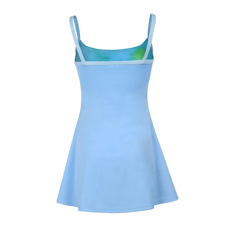 ’s Mini Dress Backless Halter Sleeveless Bodycon Dress Summer Club Party Holiday Beach Dresses Y2k