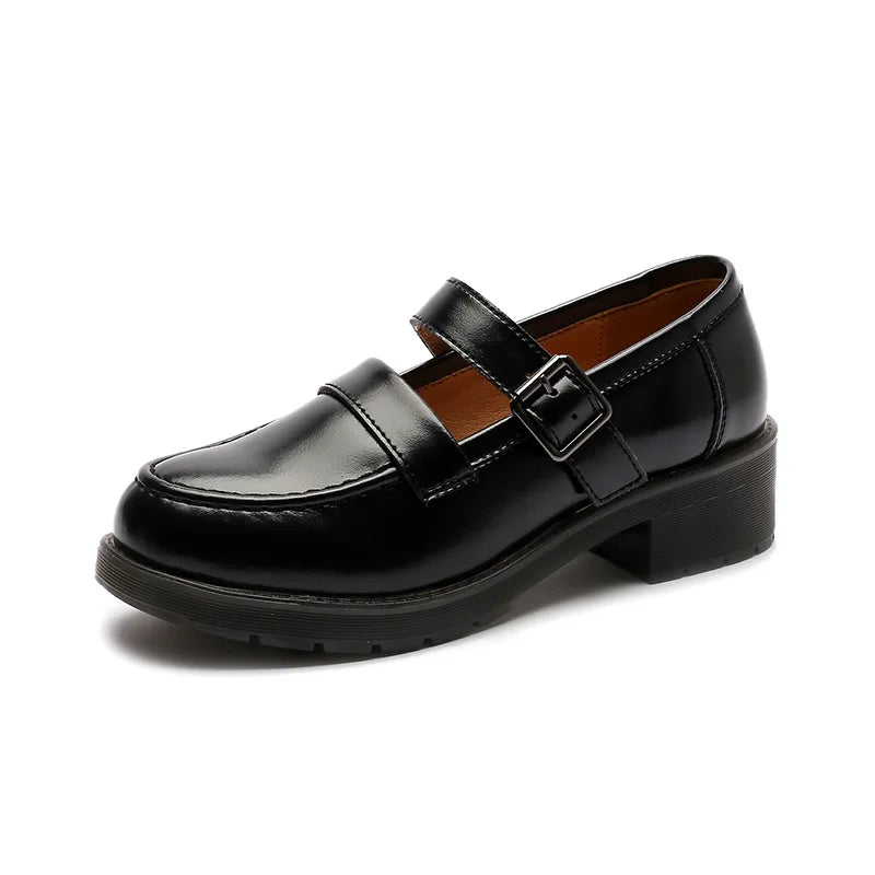 Spring and Autumn New Jk Uniform Shoes British Style Retro Color Single Shoes Mary Jane Shoes Lolita