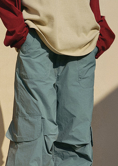 Multiple Pocket Wide-leg Cargo Pants