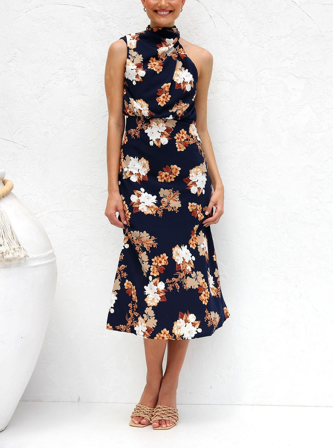 Tamika Dress Navy