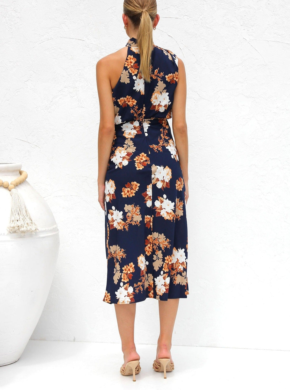 Tamika Dress Navy