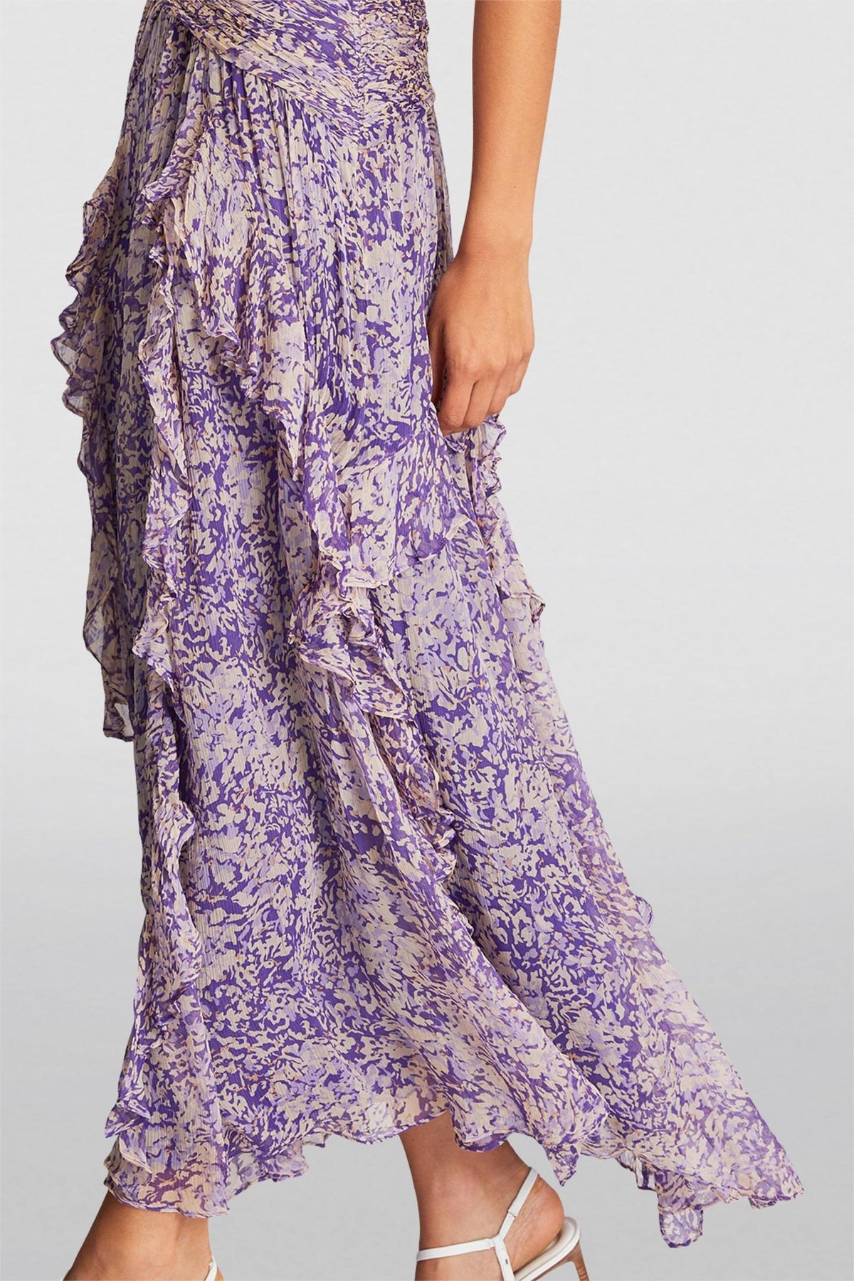 Sleeveless Crew Collar Midi Dress