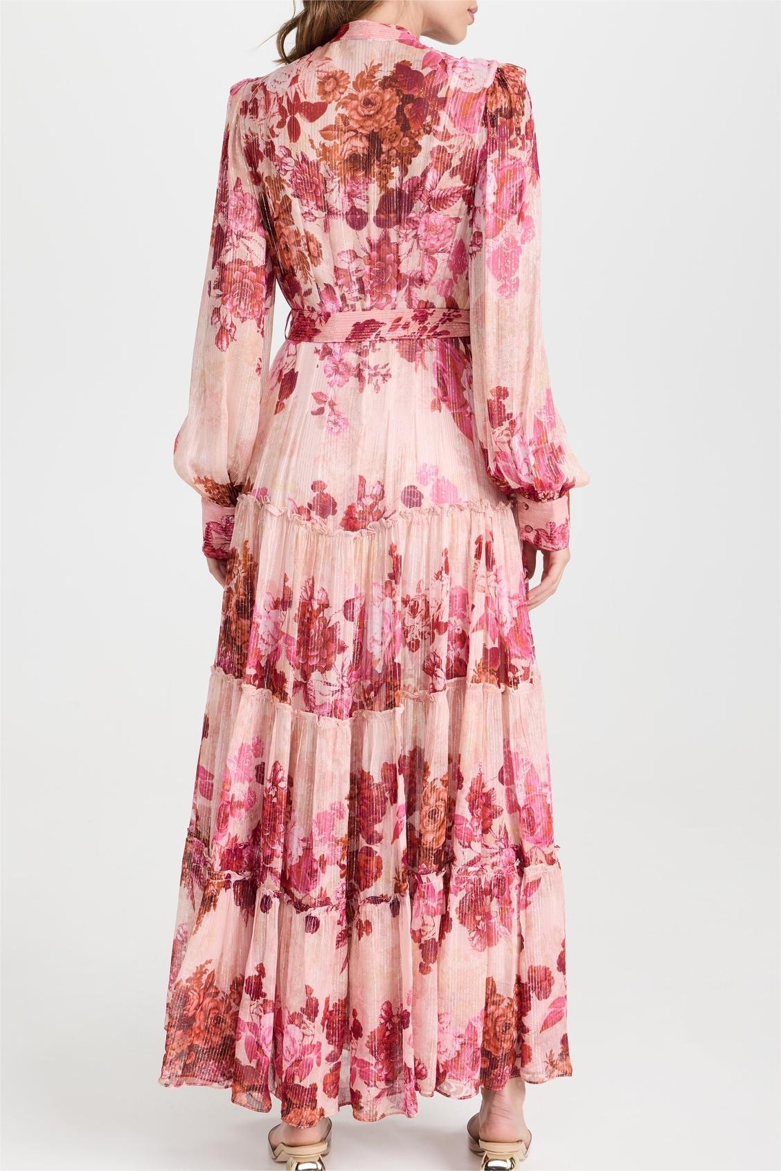 Mid Sleeve Maxi Dress