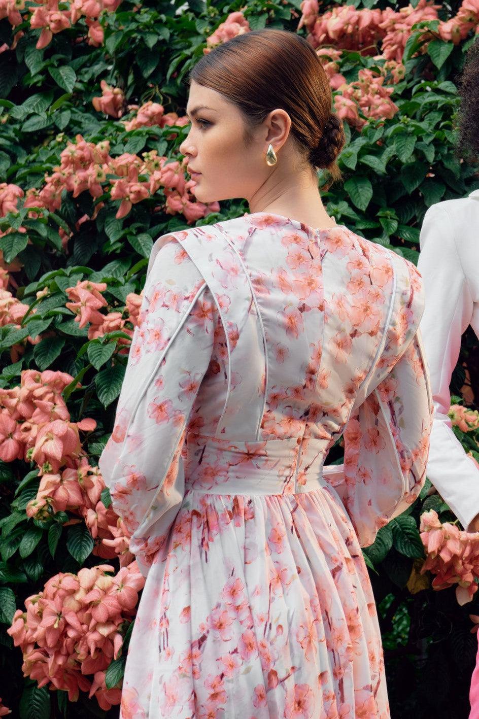 Long Sleeve Single Breasted Midi Dress