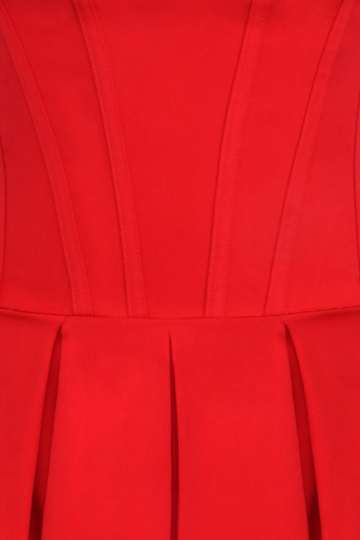 Strapless Sweetheart Neck Midi Dress