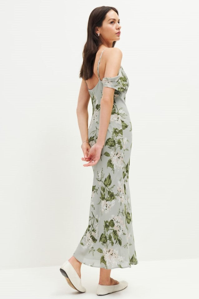 Swing Collar Midi Dress