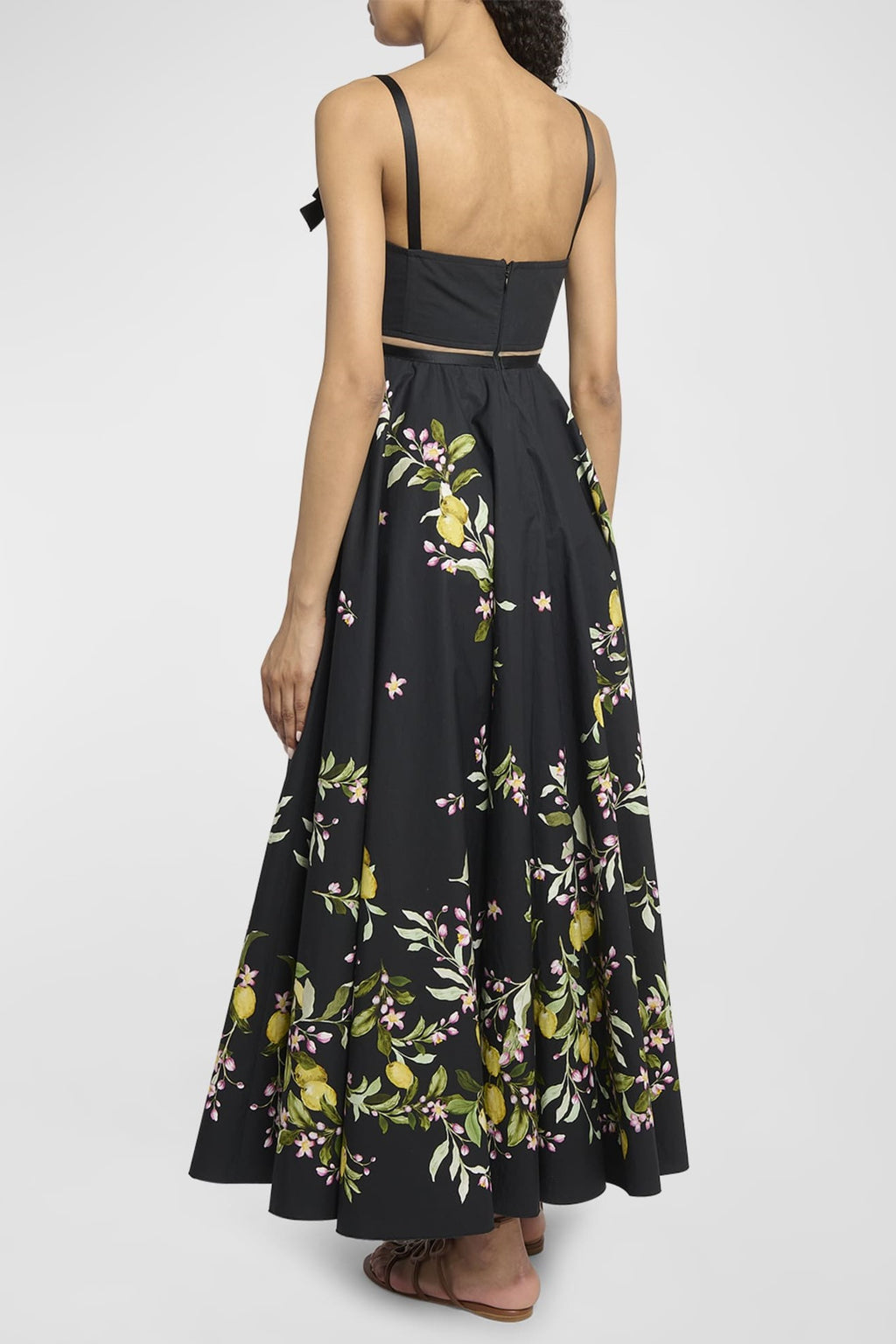 Sweetheart Neckline Bow Slip Midi Dress