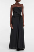 Off Shoulder Asymmetrical Midi Dress