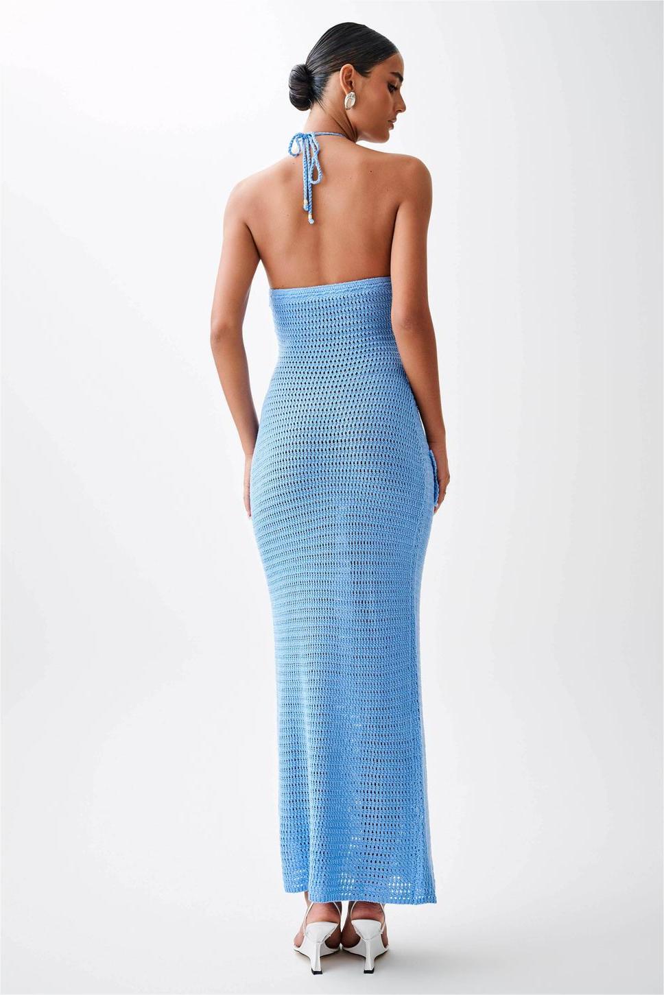 Knit 3d Midi Dress