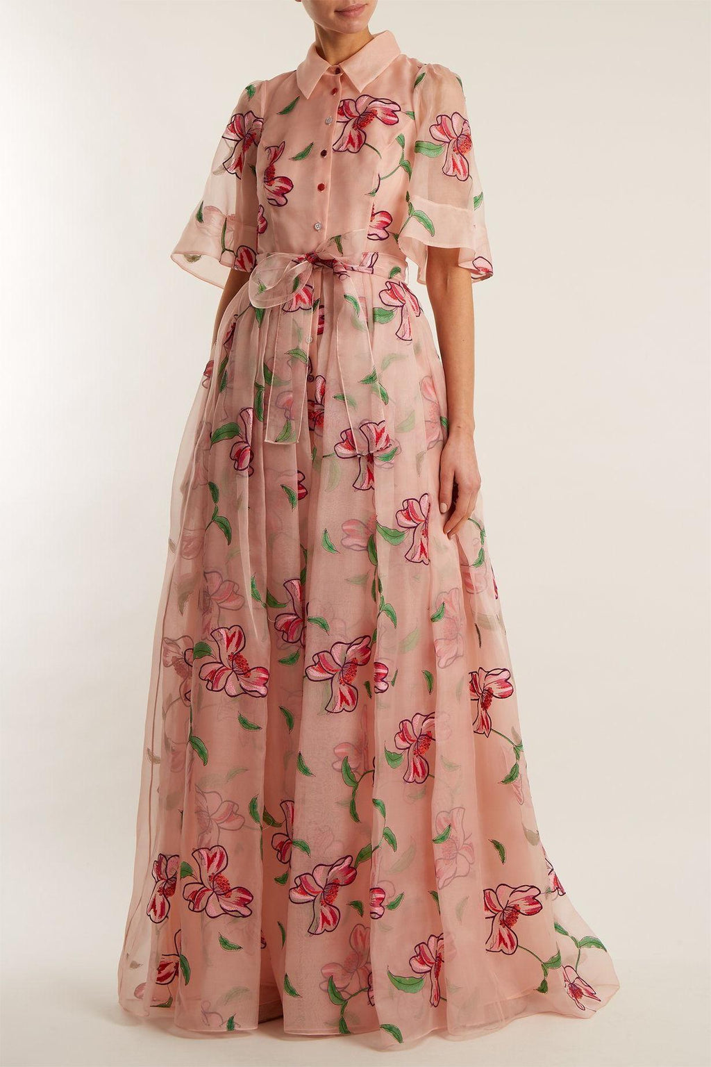 Short Sleeve Bottom Midi Dress