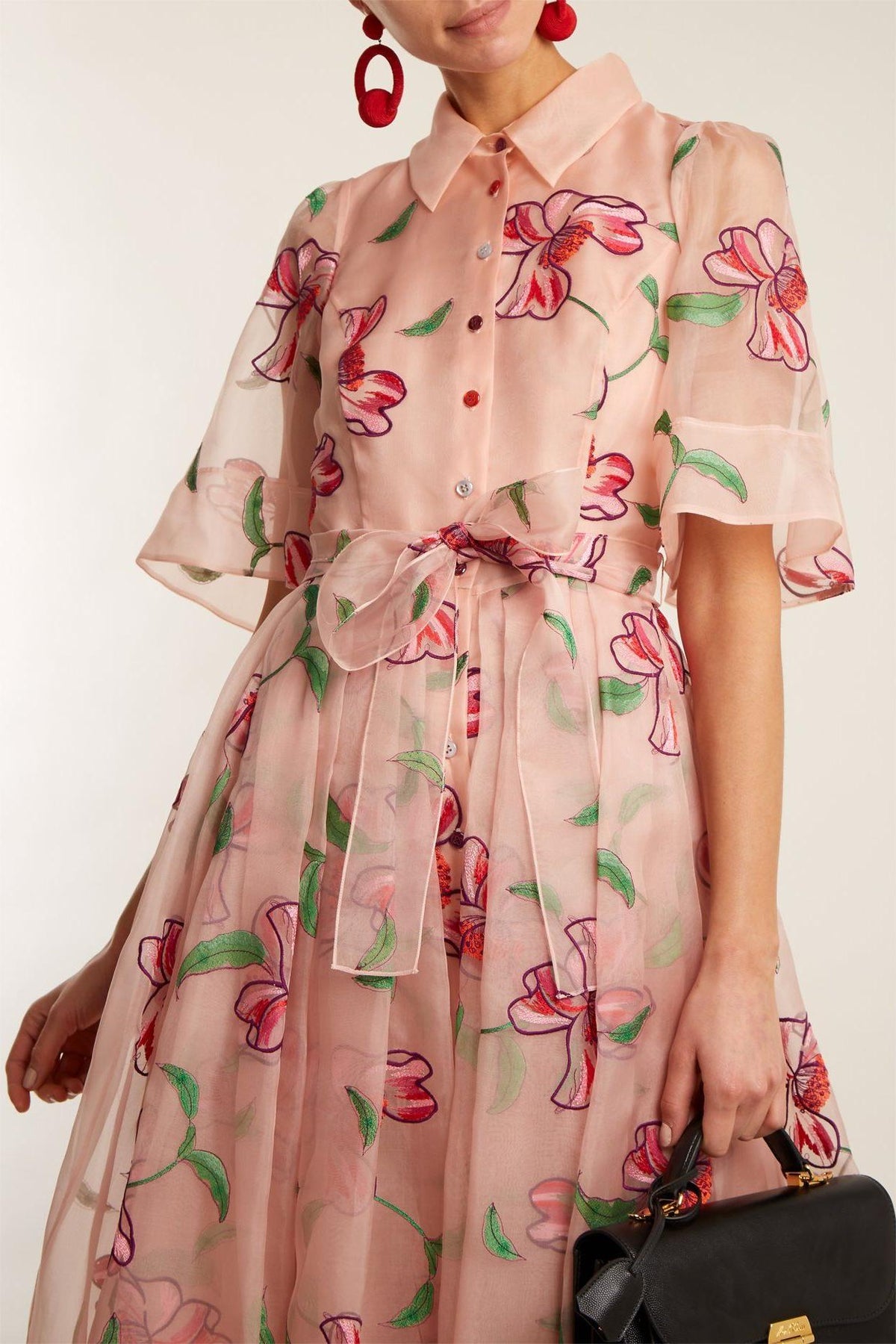 Short Sleeve Bottom Midi Dress