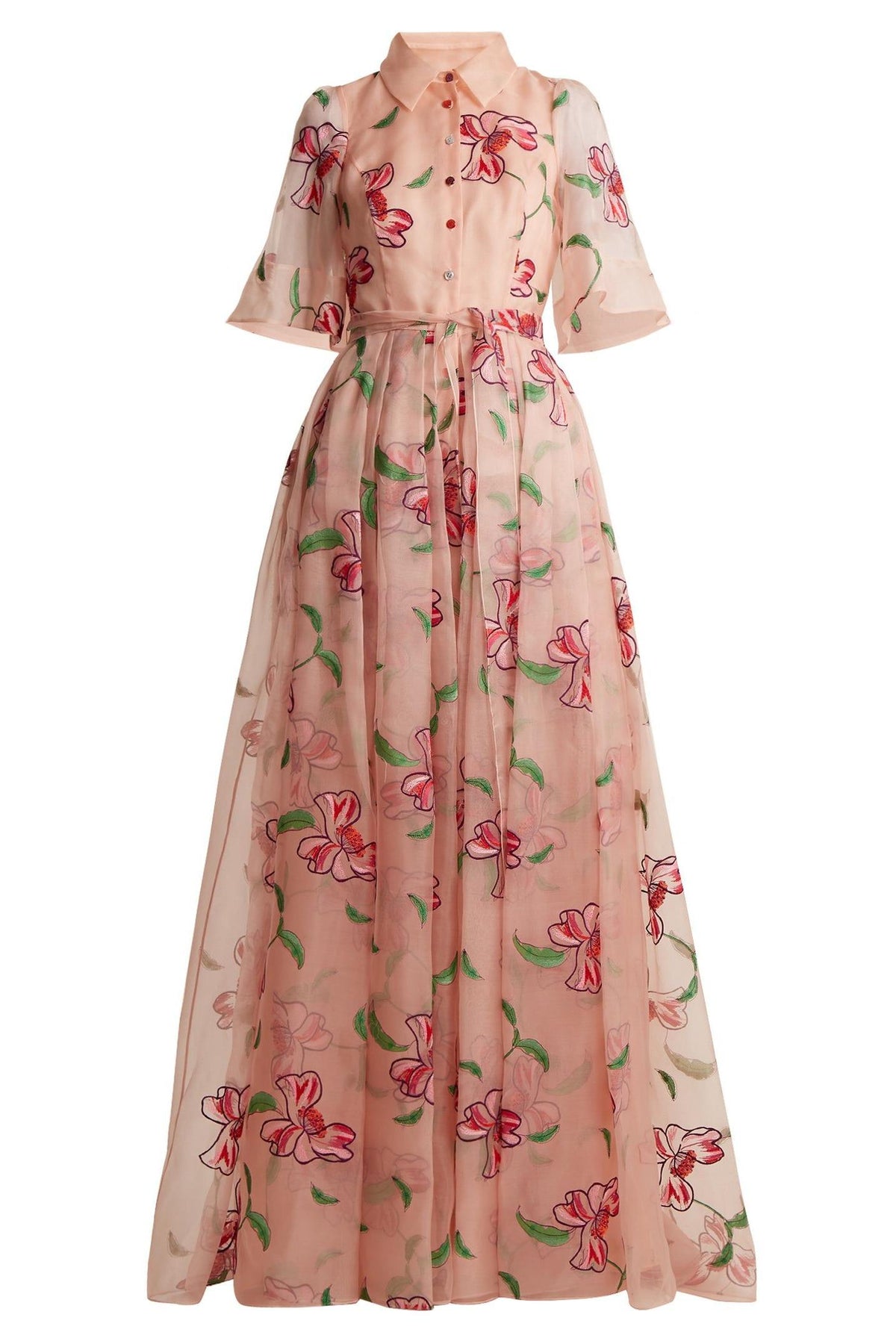 Short Sleeve Bottom Midi Dress