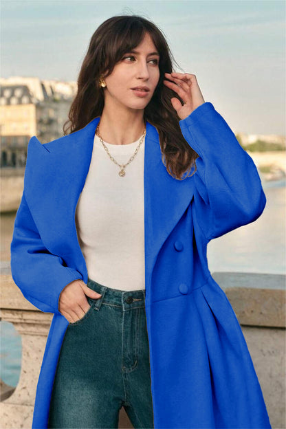 Woolen Lantern Sleeve Coat