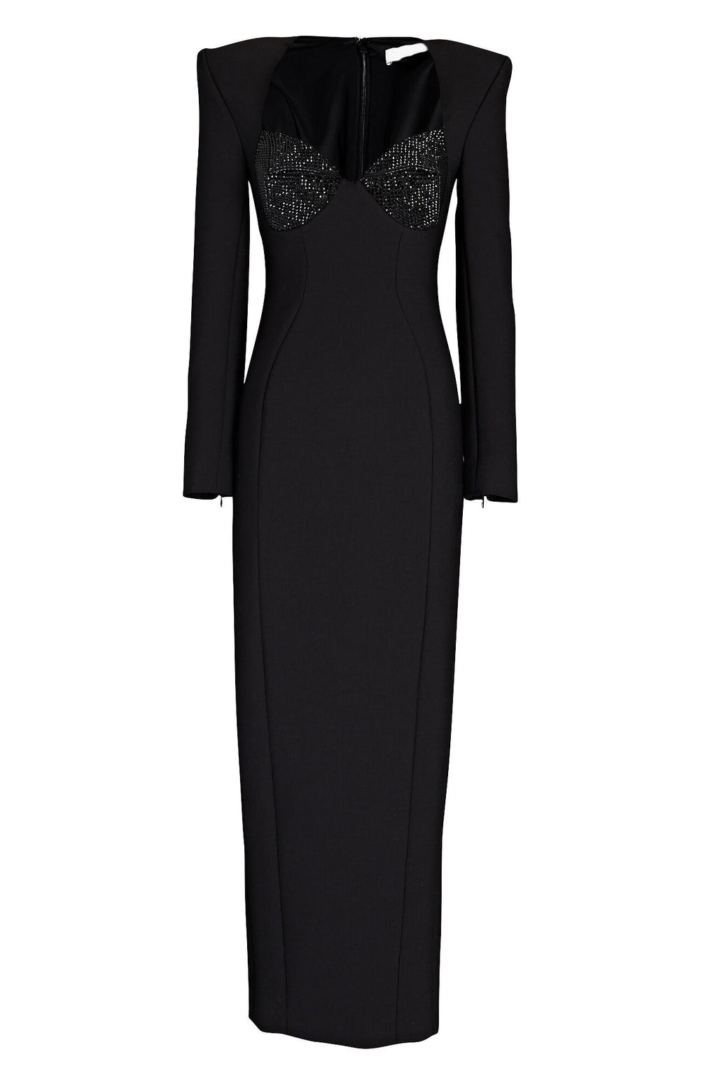 Knit Rhinestone Midi Dress