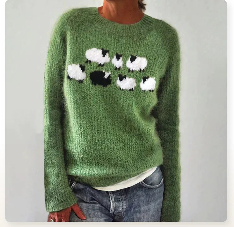 Ismena – Retro Knitted Sweater