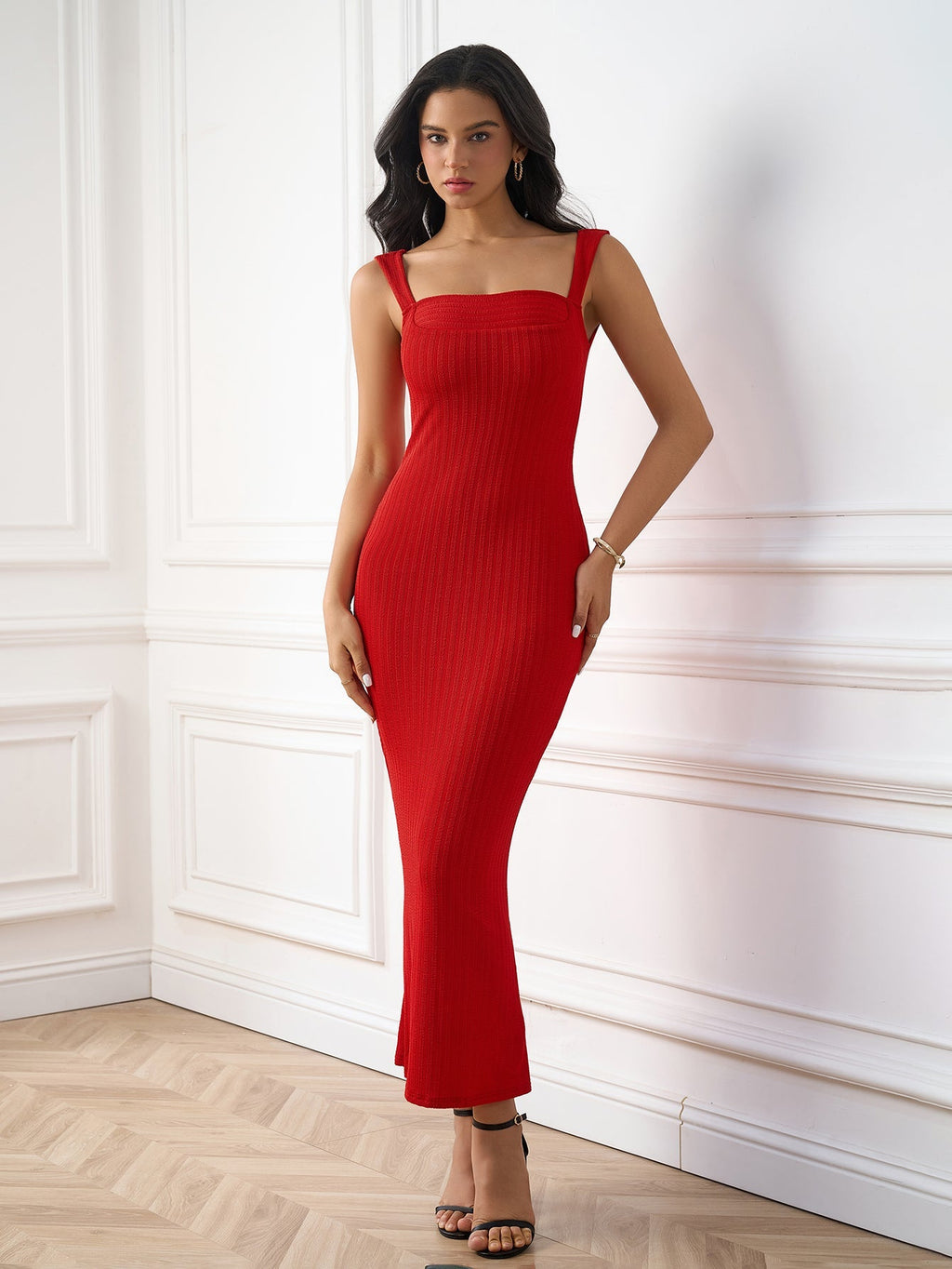 Knit Ribbed Mermaid Dress