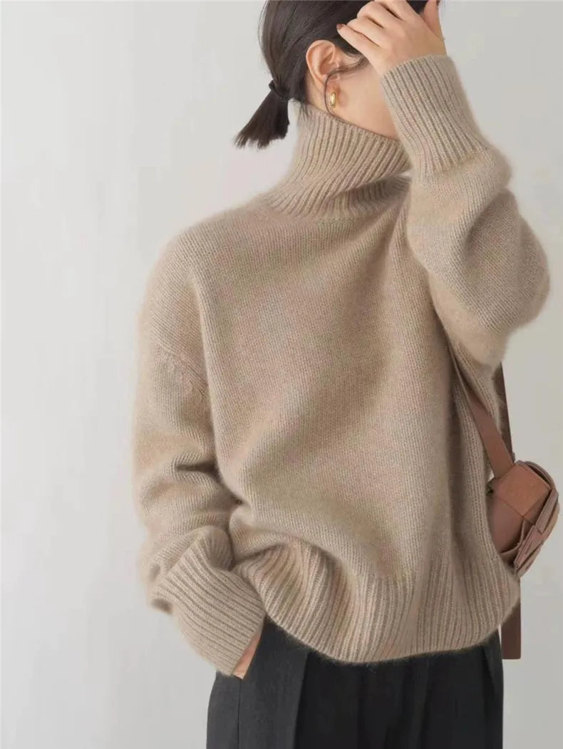 Orlynithra – High Neck Cashmere Sweater