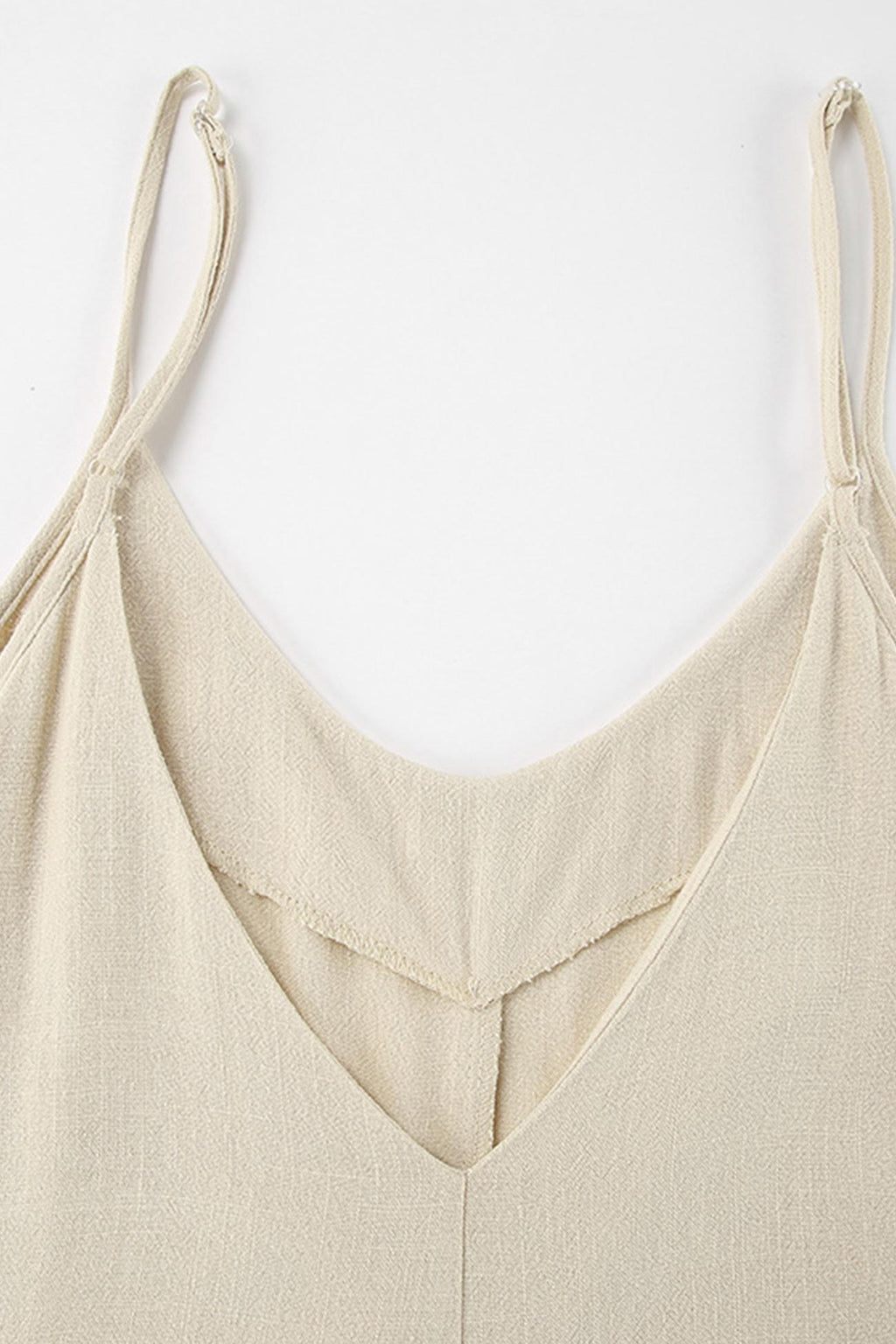 Linen Tie-up Cami Jumpsuits